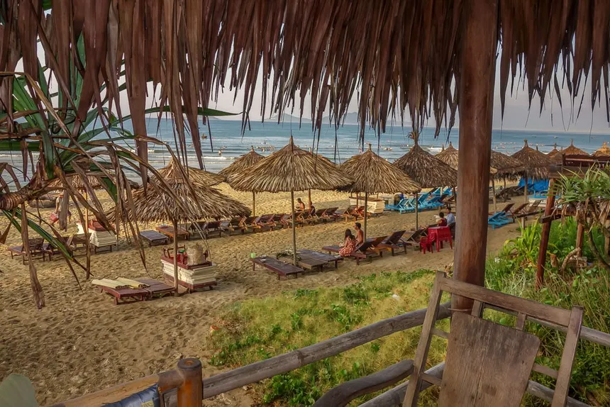 Beachfront bar near Hoi An