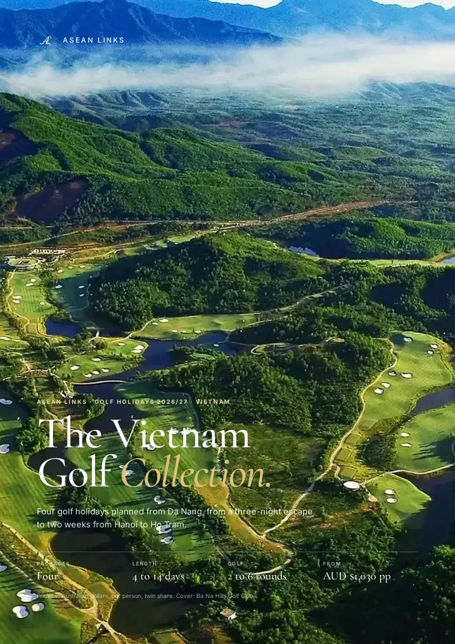 The Vietnam Golf Collection brochure cover