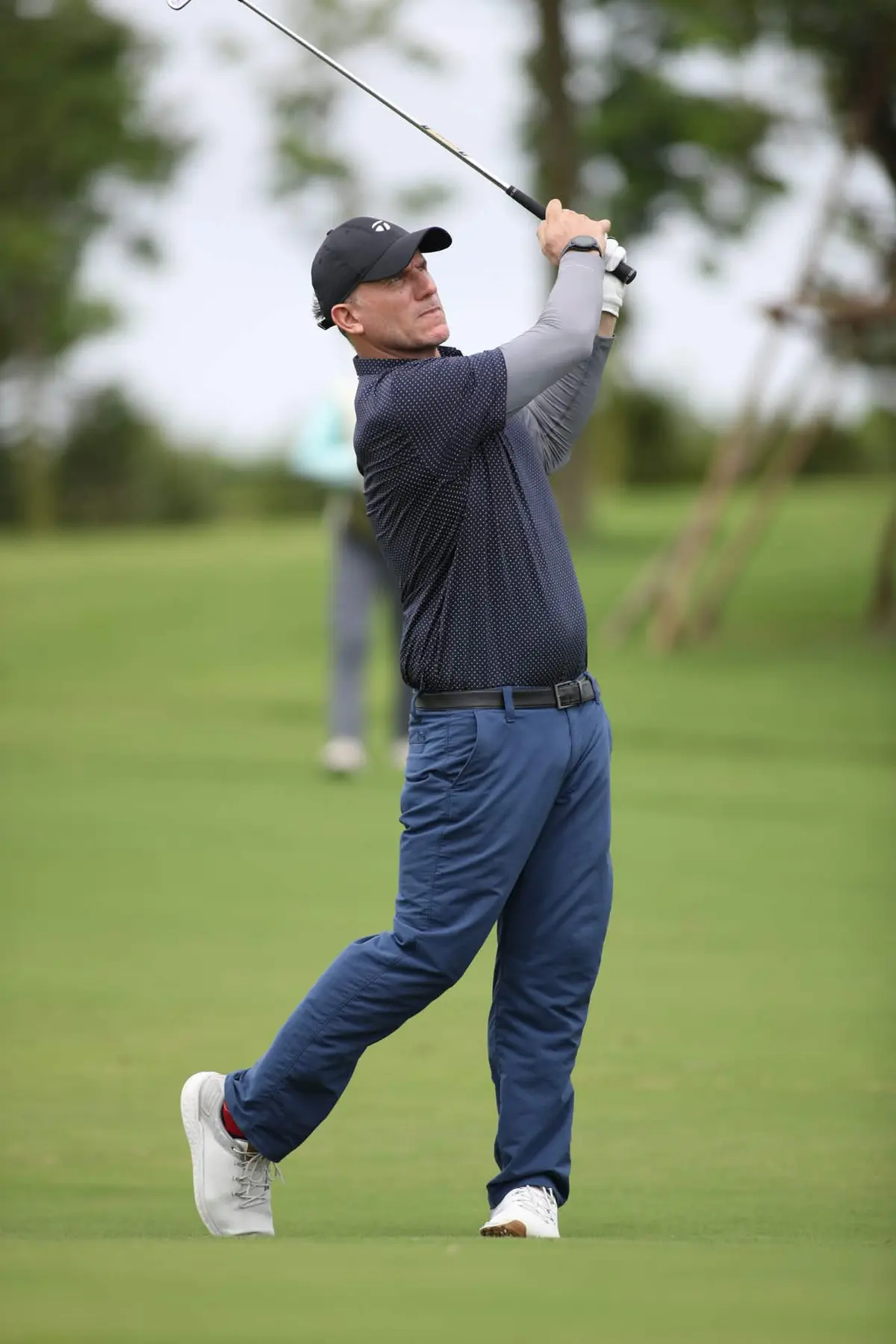 Jerram Chudleigh playing tournament golf in Vietnam