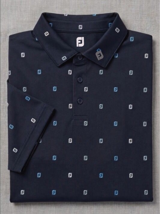 Navy custom logo print golf polo, golf club uniform Australia