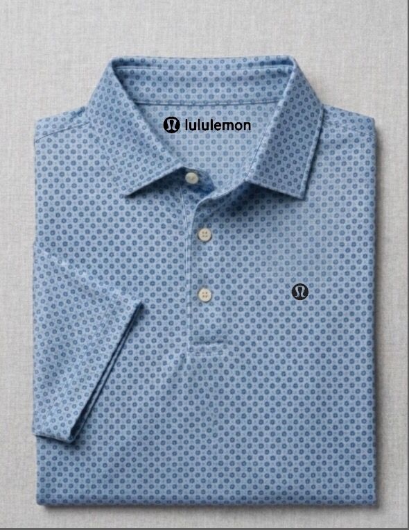 Print custom golf polo folded, custom golf apparel Australia